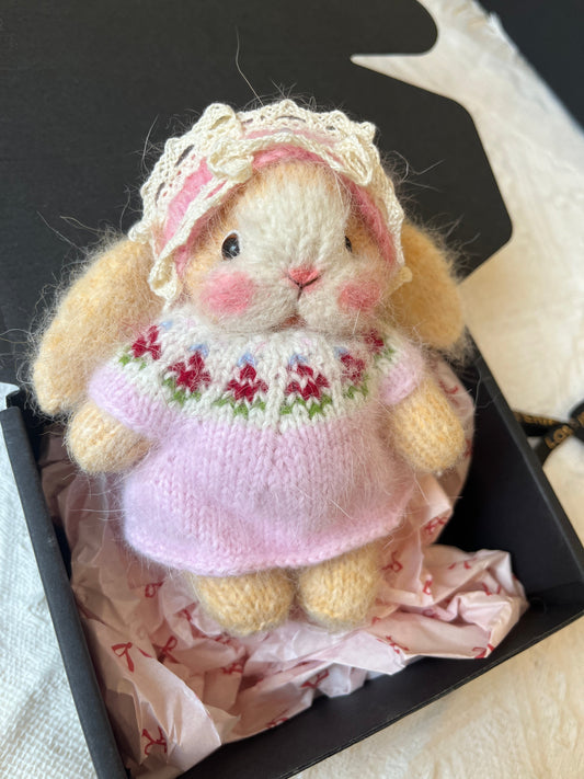 A Gentle Spring Embrace: Meet Rosie the Spring Bunny