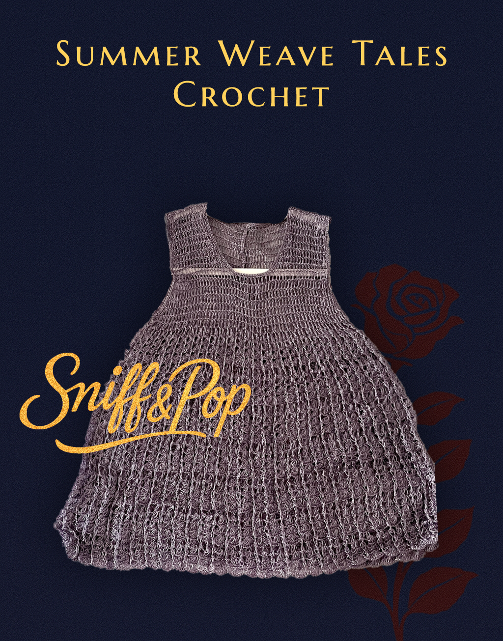 Summer Weave Tales - Crochet Suspender Dress