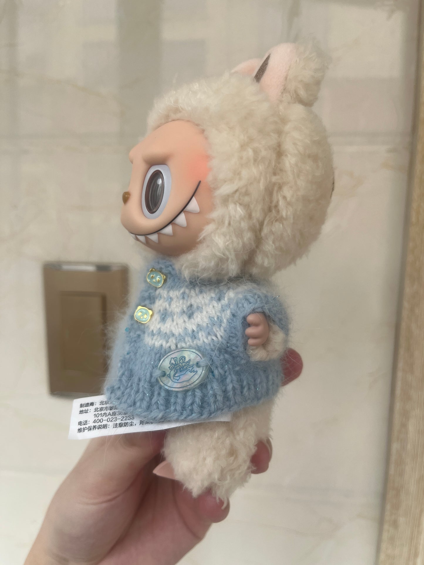 Handmade Knit Doll Outfits – Blue Gradient Sweater