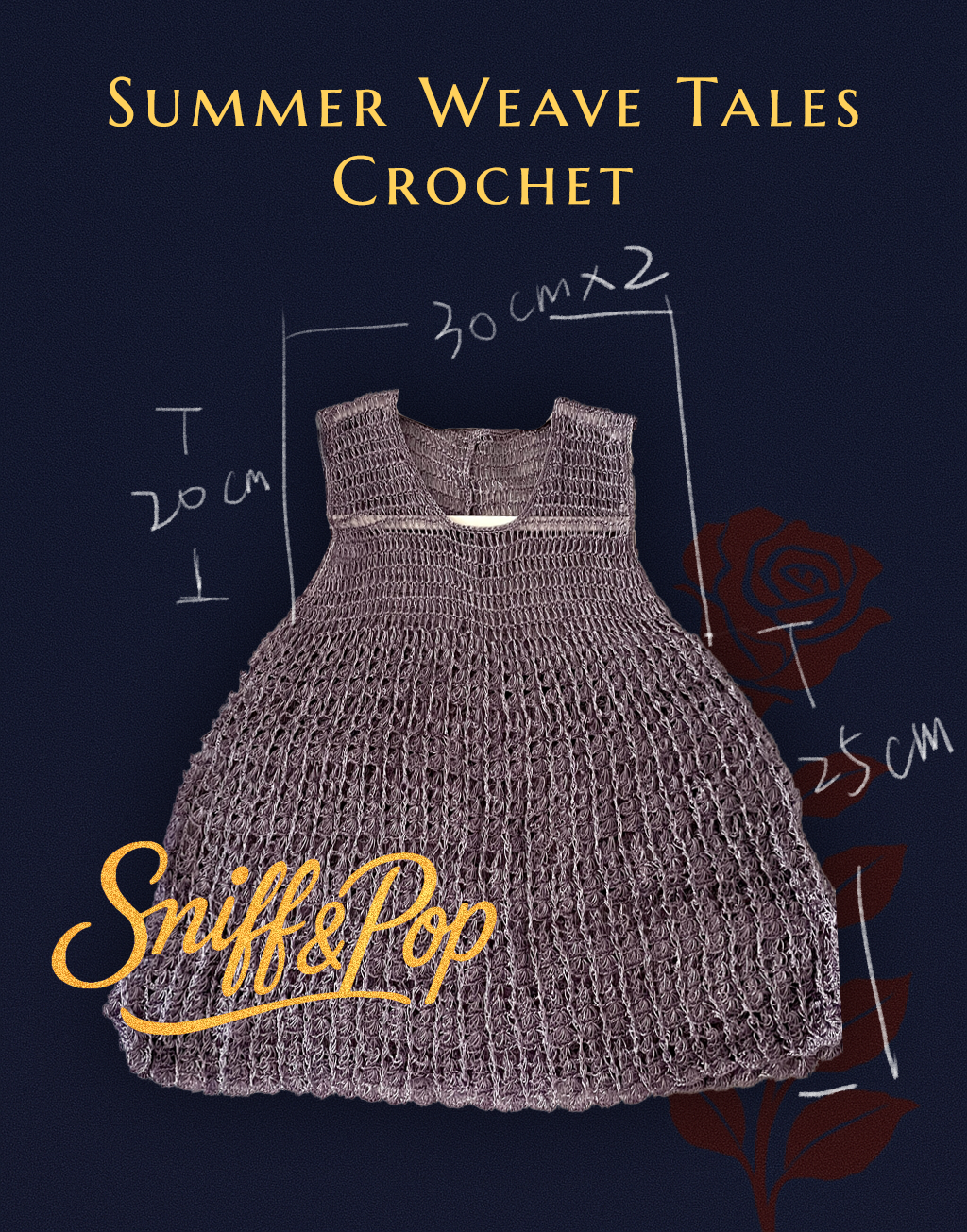 Summer Weave Tales - Crochet Suspender Dress