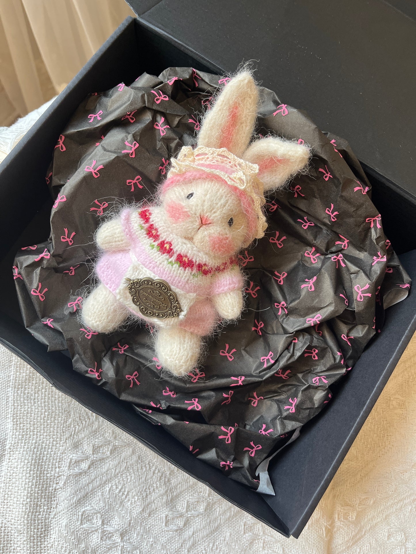 Hand-Knitted Woolen Doll – Clara the Winter Duchess