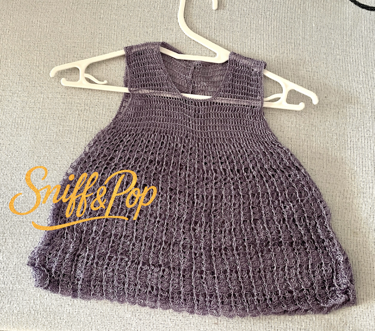 Summer Weave Tales - Crochet Suspender Dress